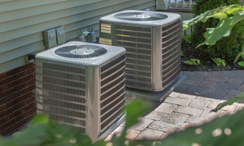 Modern air conditioning installation